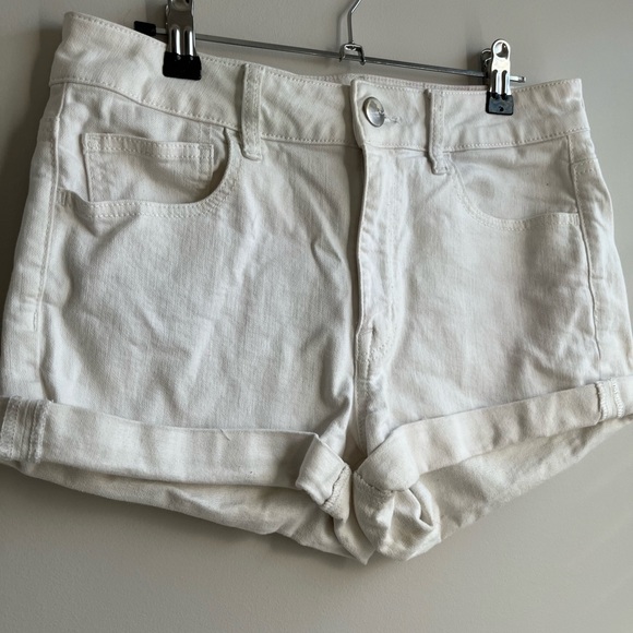 🔥♥️5/$25♥️ American Eagle Super Super Stretch white denim - Picture 1 of 3